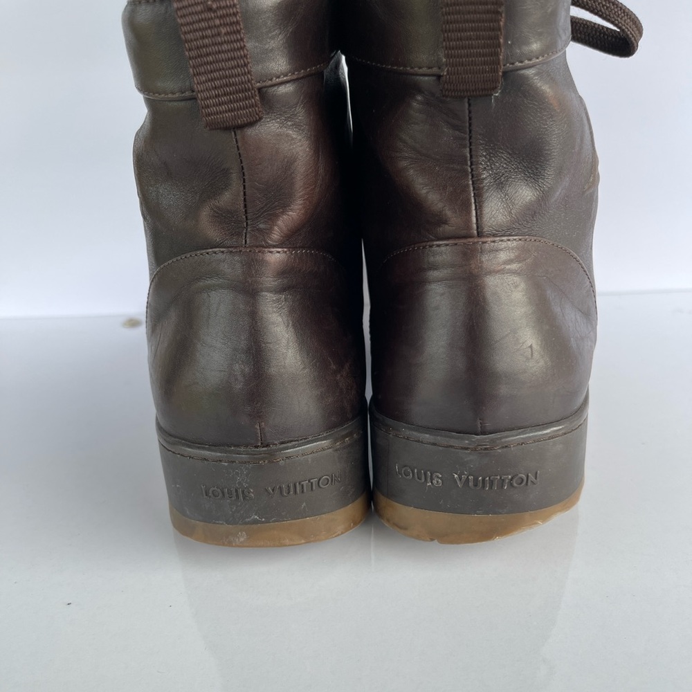 Louis Vuitton Men's Brown Leather Boots 10.5 - Picture 5 of 16